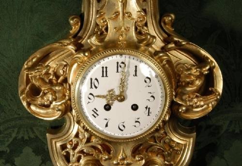fig 2. ***** SOLD ***** Large and Stunning Gothic Cartel Clock by ~ Samuel Marti ~ French - Circa 1900 ~